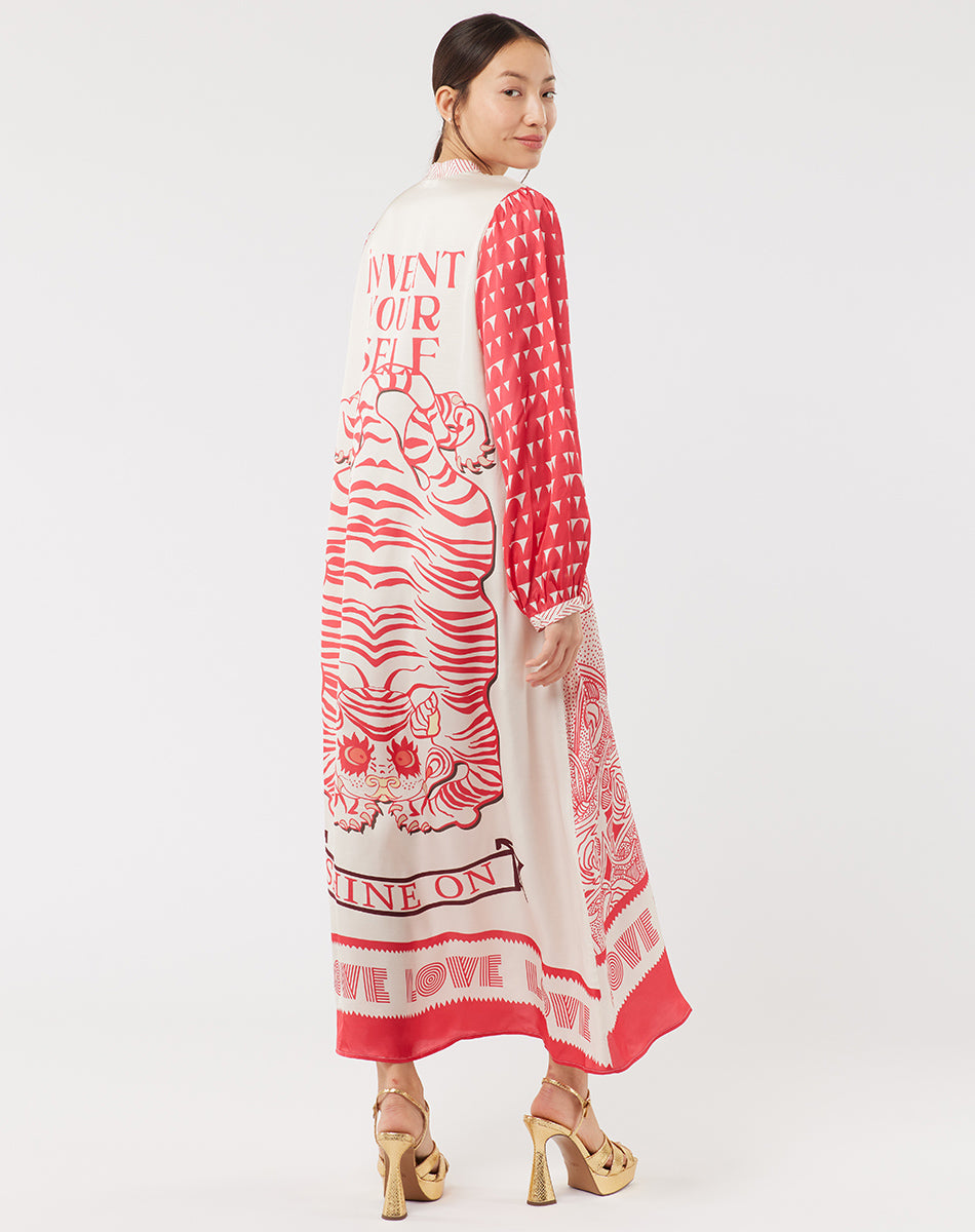 Maya Maxi Rouge-jurk